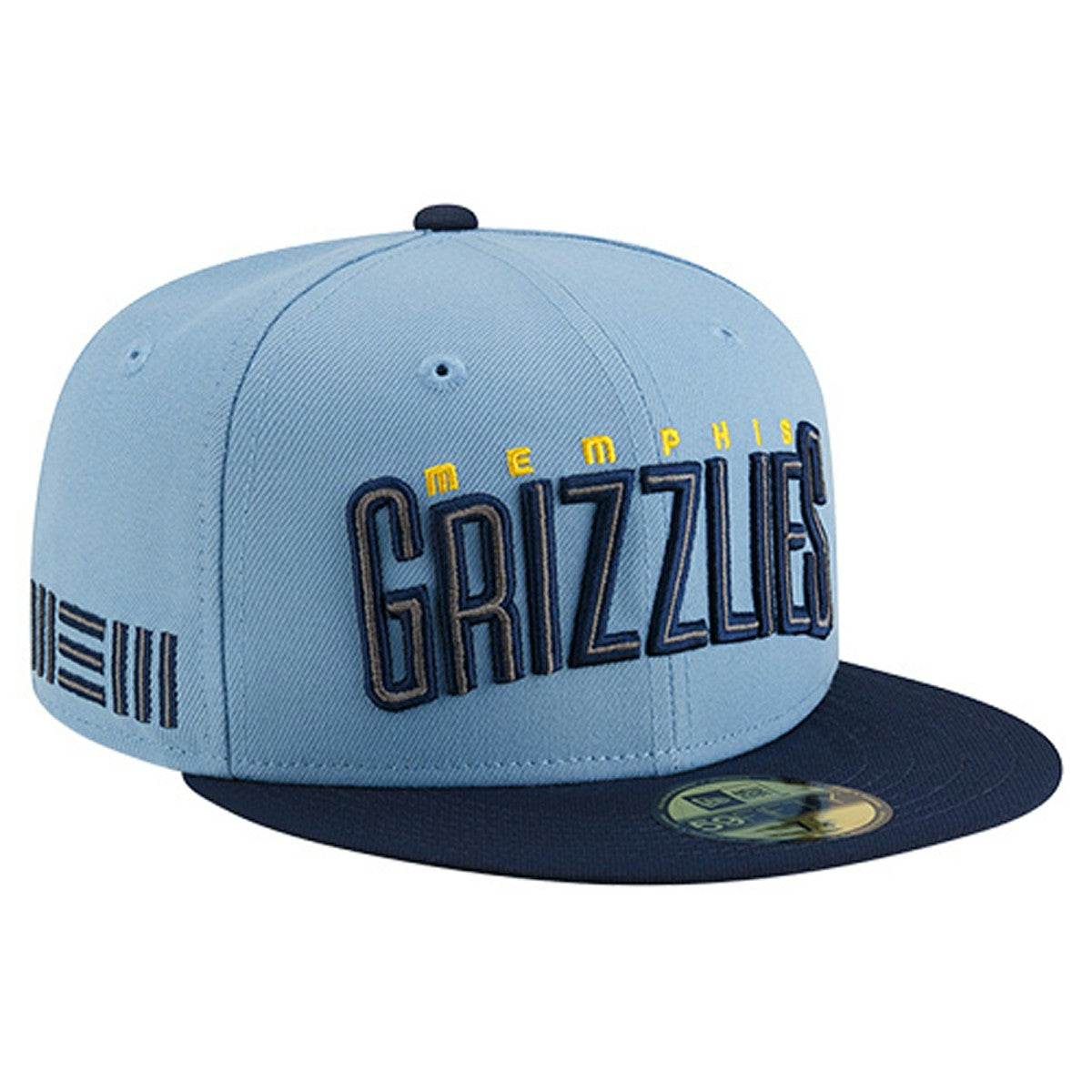 Memphis Grizzlies Statement Edition Jersey Hook 59Fifty Fitted Hat Light Blue | New Era