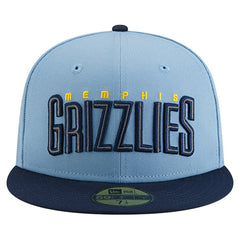Memphis Grizzlies Statement Edition Jersey Hook 59Fifty Fitted Hat Light Blue | New Era