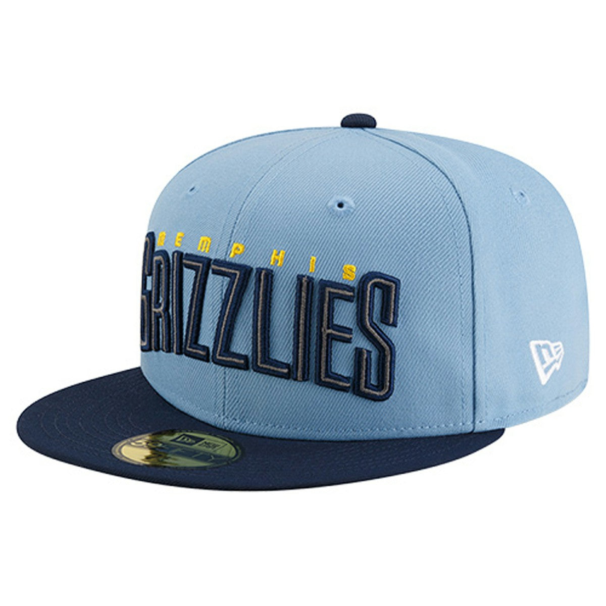 Memphis Grizzlies Statement Edition Jersey Hook 59Fifty Fitted Hat Light Blue | New Era