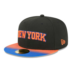 New York Knicks Jersey Hook Statement Edition 59FIFTY Fitted Hat Black/Blue | New Era Near Me