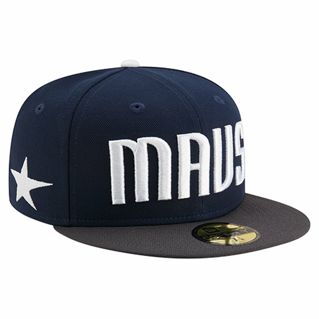 Dallas Mavericks Statement Edition Jersey Hook 59Fifty Fitted Hat for sale Navy | New Era discount
