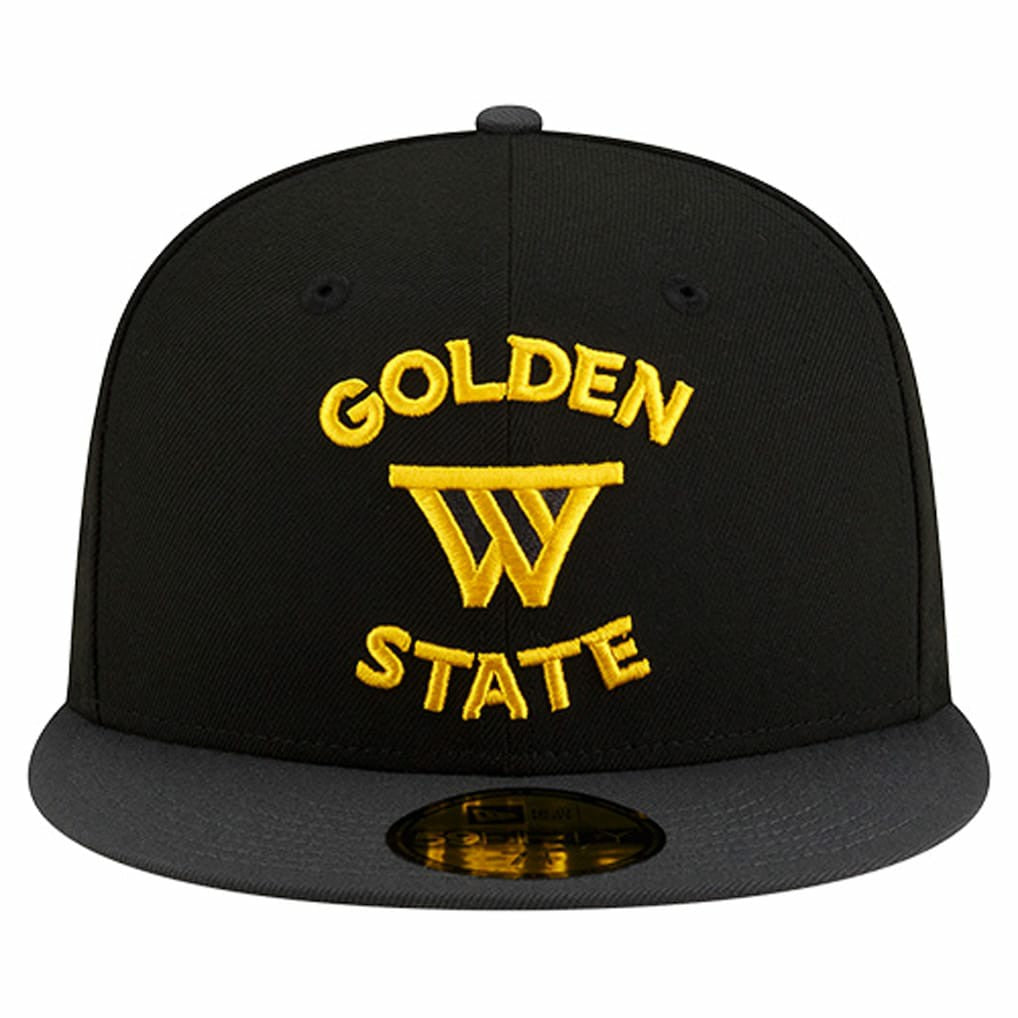 Golden State Warriors Statement Edition Jersey Hook 59Fifty Fitted Hat for sale Black | New Era online