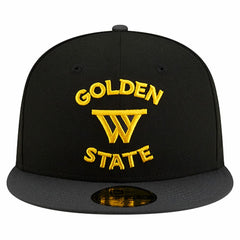 Golden State Warriors Statement Edition Jersey Hook 59Fifty Fitted Hat for sale Black | New Era online