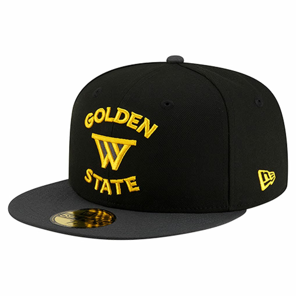 Golden State Warriors Statement Edition Jersey Hook 59Fifty Fitted Hat for sale Black | New Era online