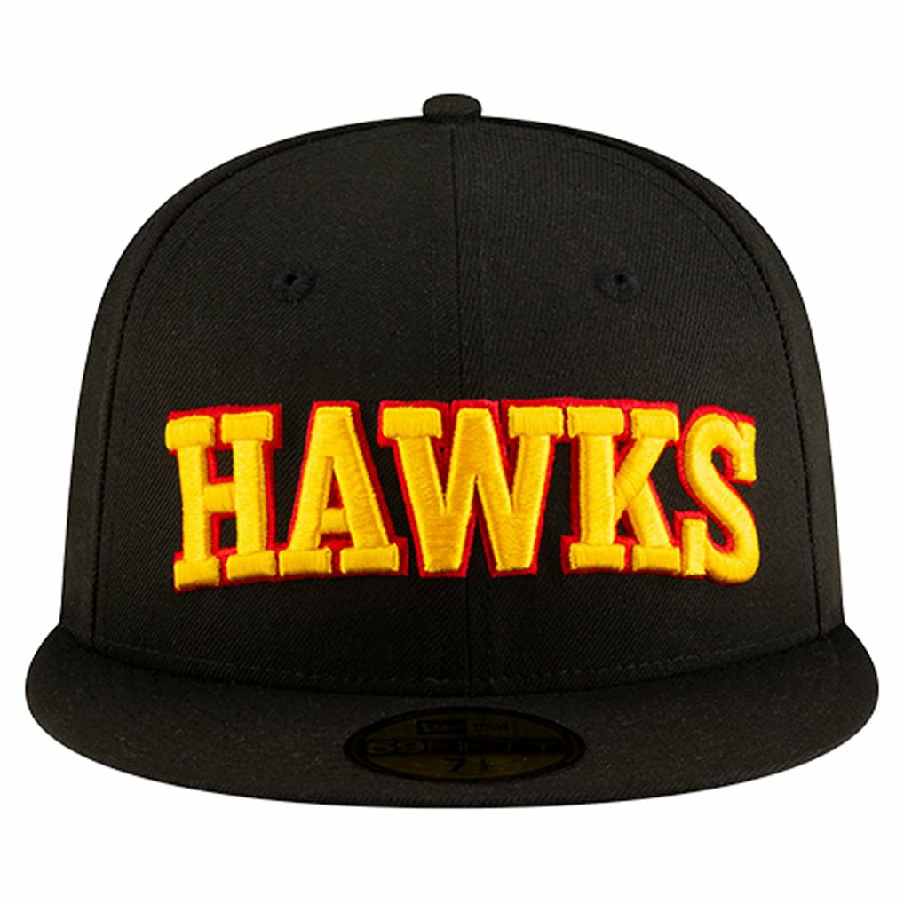 Atlanta Hawks Statement Edition Jersey Hook 59Fifty Fitted Hat Black | New Era US