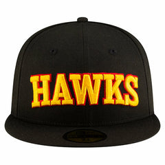 Atlanta Hawks Statement Edition Jersey Hook 59Fifty Fitted Hat Black | New Era US