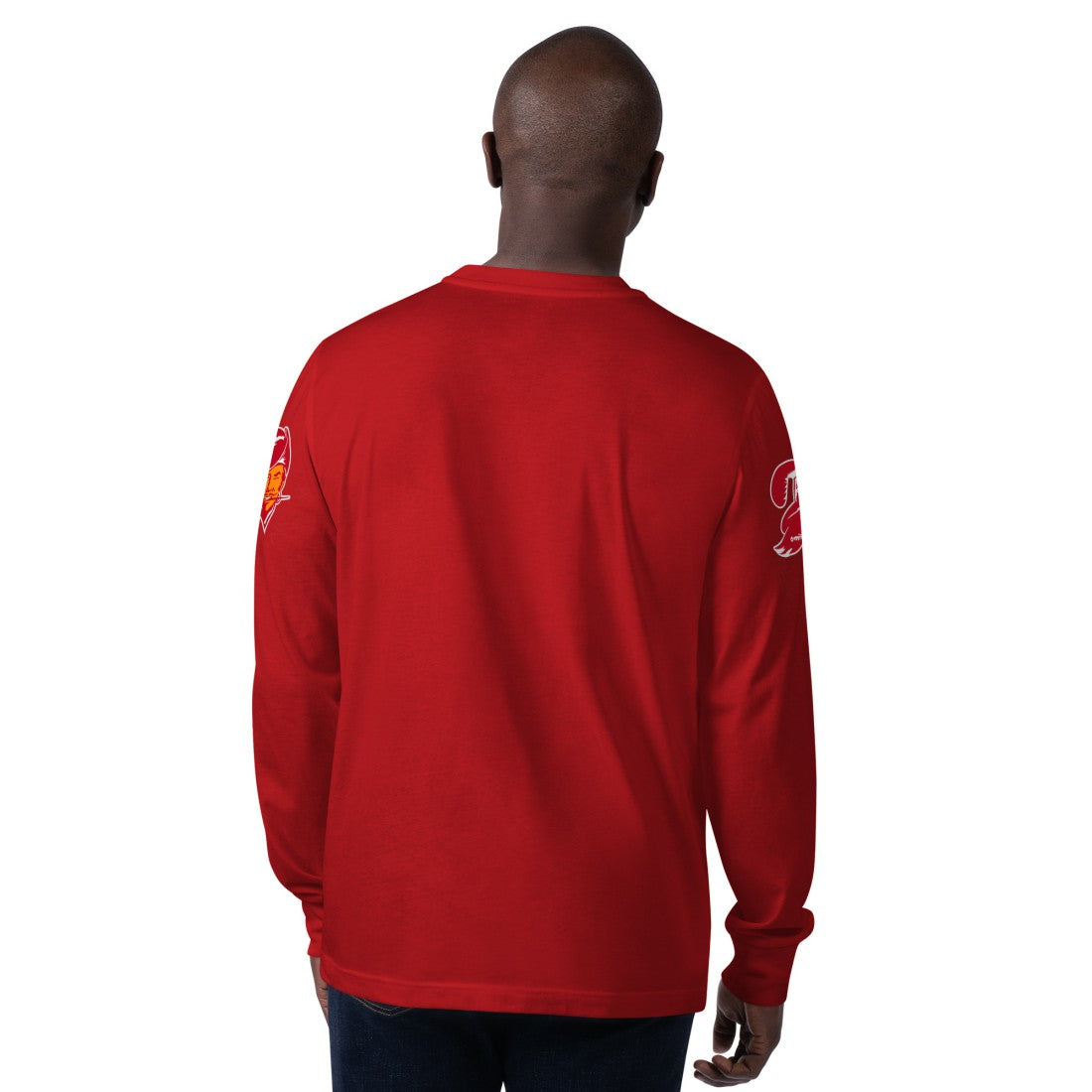Tampa Bay Buccaneers Starter Extreme Clutch Hit Vintage Logo Long Sleeve T-Shirt Red