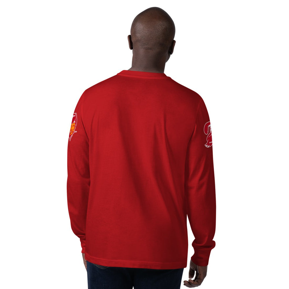 Tampa Bay Buccaneers Starter Extreme Clutch Hit Vintage Logo Long Sleeve T-Shirt Red