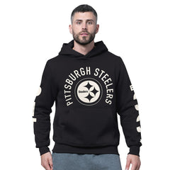 Pittsburgh Steelers Starter Handoff Fleece Hoodie Sweatshirt Black