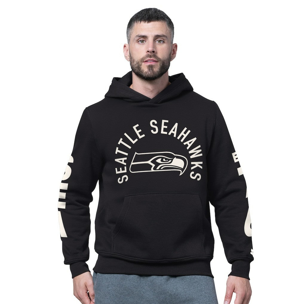 Seattle Seahawks Starter Handoff Fleece Hoodie Sweatshirt Black