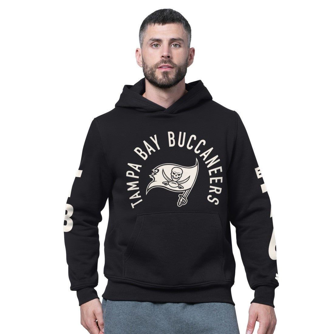 Tampa Bay Buccaneers Starter Handoff Fleece Hoodie Sweatshirt Black