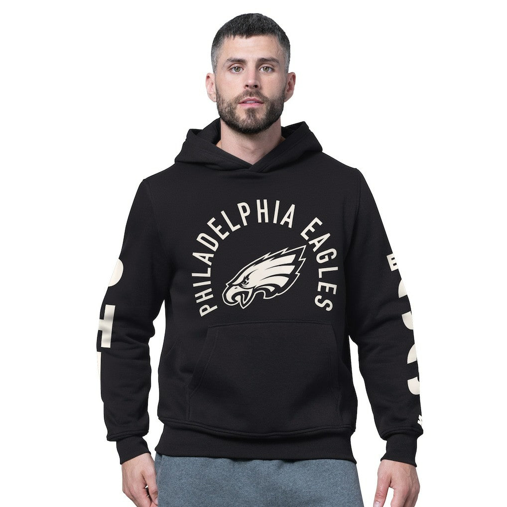 Philadelphia Eagles Starter Handoff Fleece Hoodie Sweatshirt Black