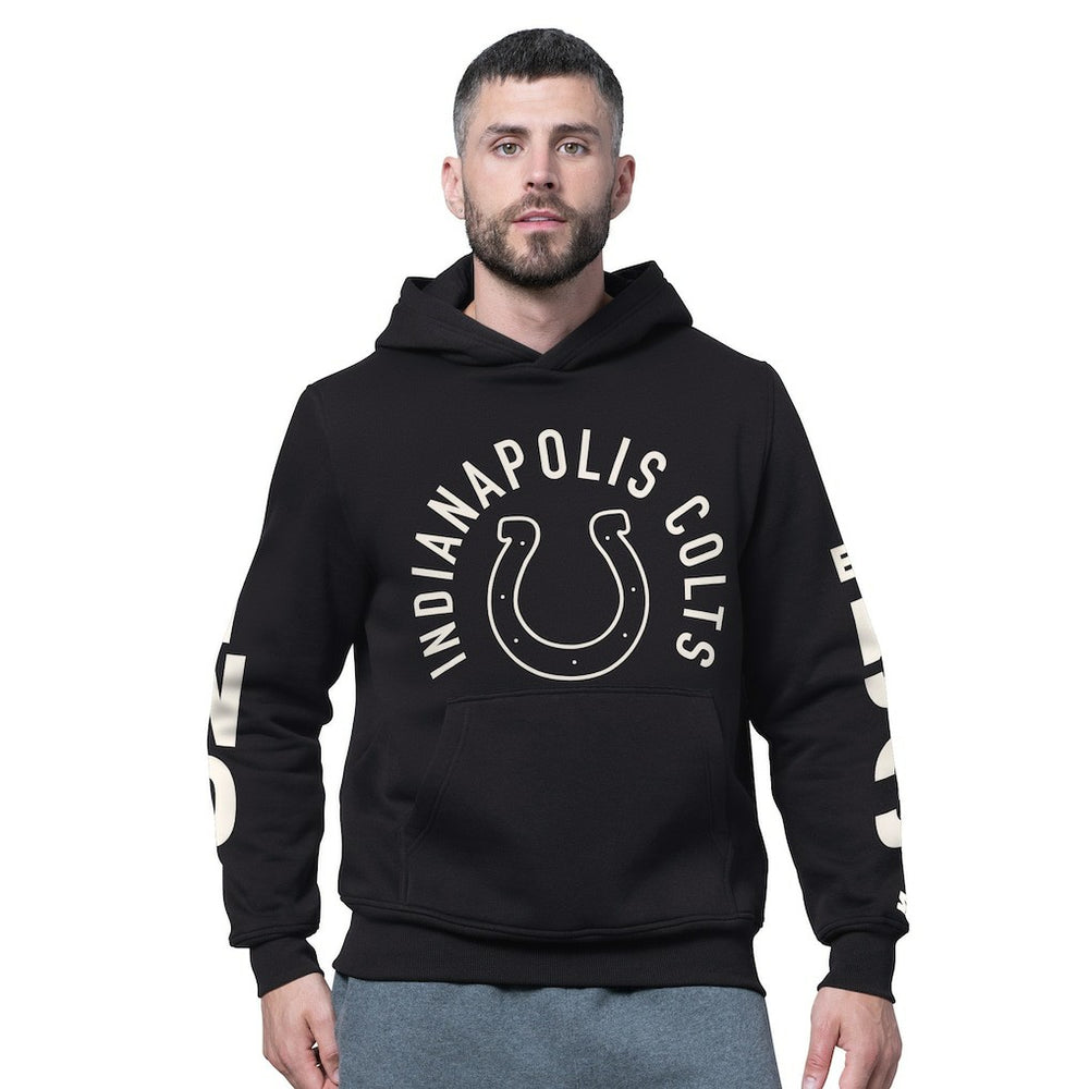 Indianapolis Colts Starter Handoff Fleece Hoodie Sweatshirt Black