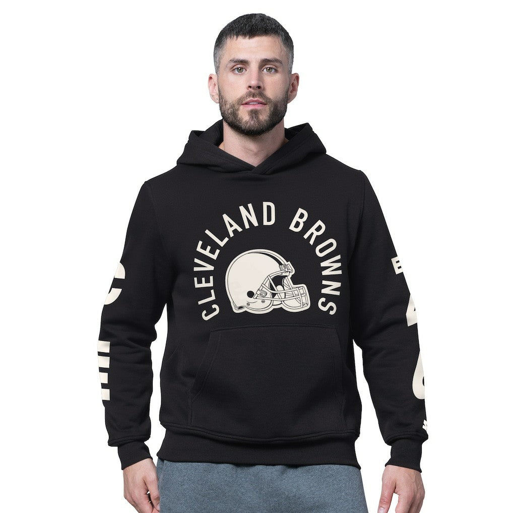 Cleveland Browns Starter Handoff Fleece Hoodie Sweatshirt Black