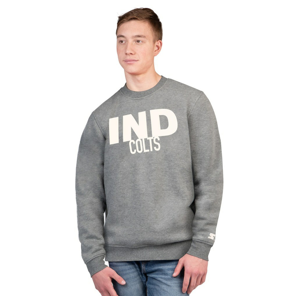 Indianapolis Colts Starter Assist Sweatshirt Charcoal