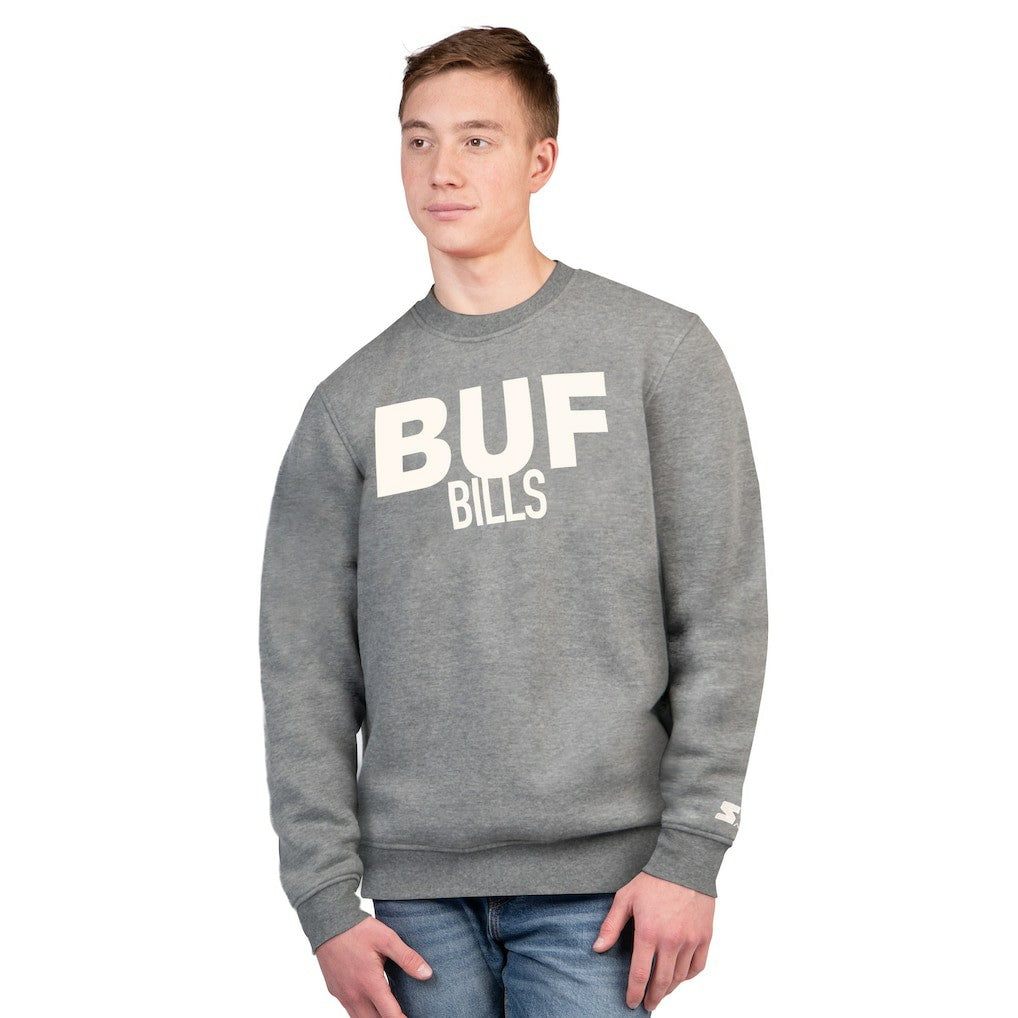 Buffalo Bills Starter Assist Sweatshirt Charcoal