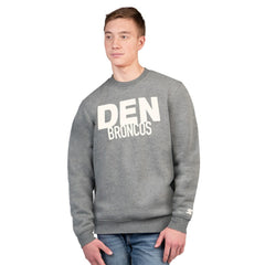 Denver Broncos Starter Assist Sweatshirt Charcoal