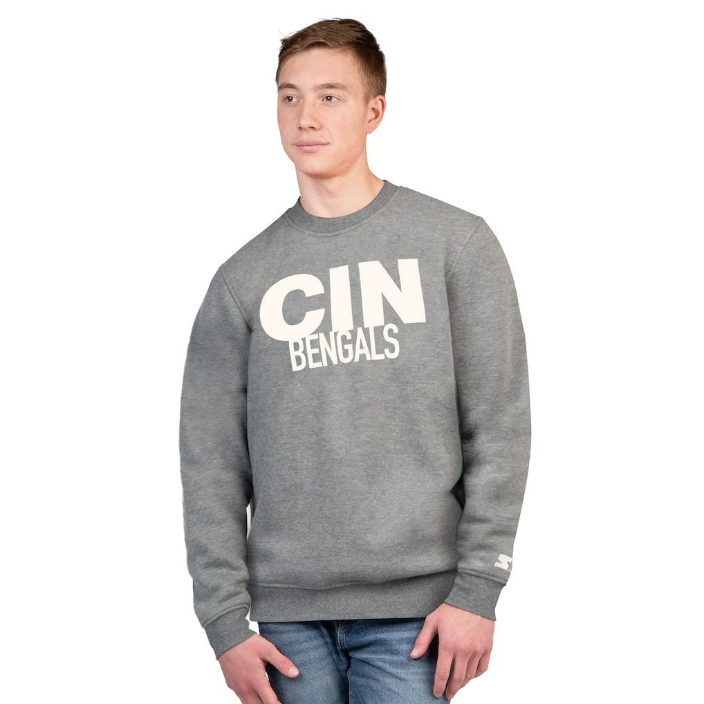 Cincinnati Bengals Starter Assist Sweatshirt Charcoal