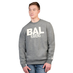Baltimore Ravens Starter Assist Sweatshirt Charcoal
