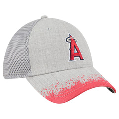 Los Angeles Angels New Era Visor Paint Splatter 39THIRTY Flex Hat - Gray - New Era Sale