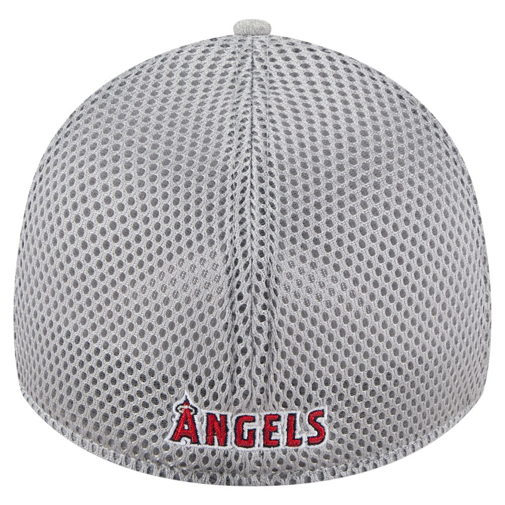 Los Angeles Angels New Era Visor Paint Splatter 39THIRTY Flex Hat - Gray - New Era Sale