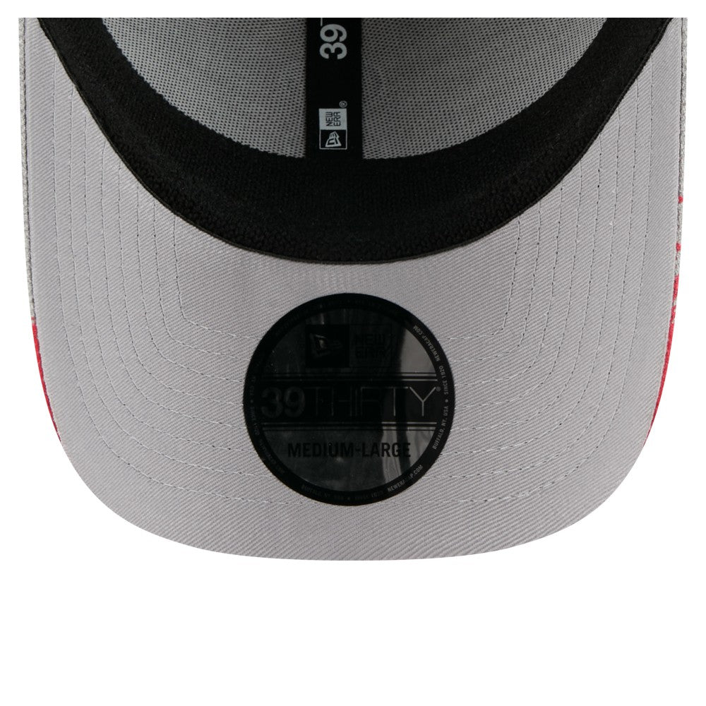 Los Angeles Angels New Era Visor Paint Splatter 39THIRTY Flex Hat - Gray - New Era Sale