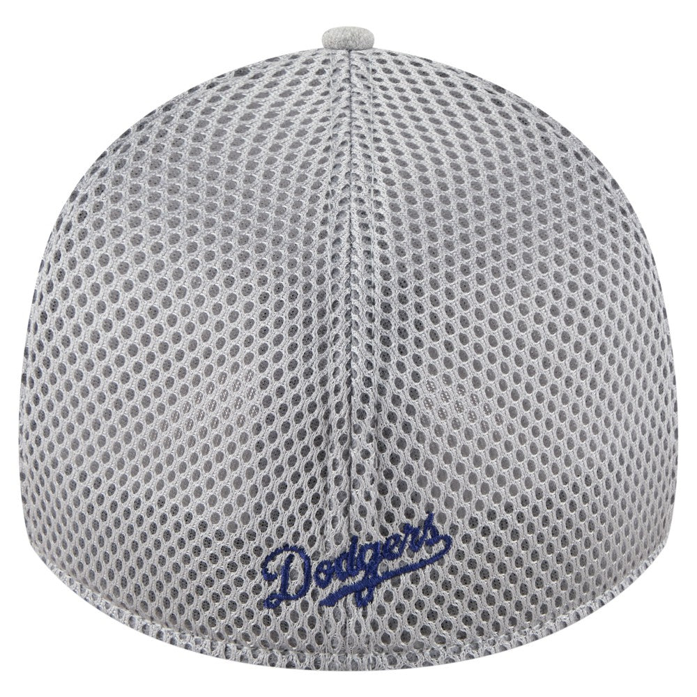Los Angeles Dodgers New Era Visor Paint Splatter 39THIRTY Flex Hat - Gray - New Era on Sale