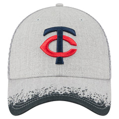 Minnesota Twins New Era Visor Paint Splatter 39THIRTY Flex Hat - Gray - New Era Online