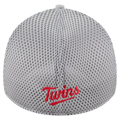 Minnesota Twins New Era Visor Paint Splatter 39THIRTY Flex Hat - Gray - New Era Online