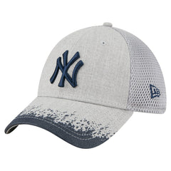 New York Yankees New Era Visor Paint Splatter 39THIRTY Flex Hat - Gray - New Era Discount