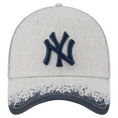 New York Yankees New Era Visor Paint Splatter 39THIRTY Flex Hat - Gray - New Era Discount
