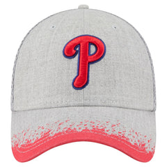 Philadelphia Phillies New Era Visor Paint Splatter 39THIRTY Flex Hat - Gray - New Era Discount