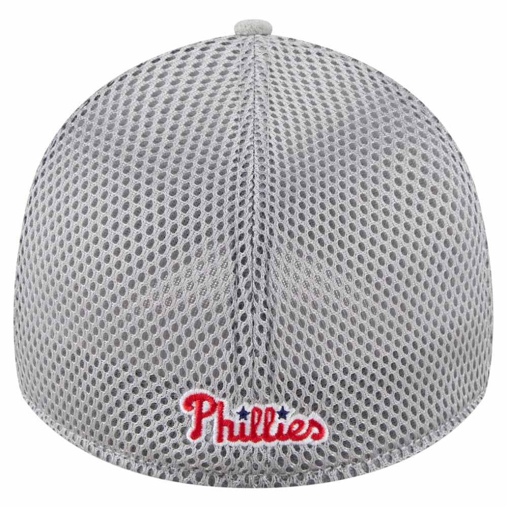 Philadelphia Phillies New Era Visor Paint Splatter 39THIRTY Flex Hat - Gray - New Era Discount