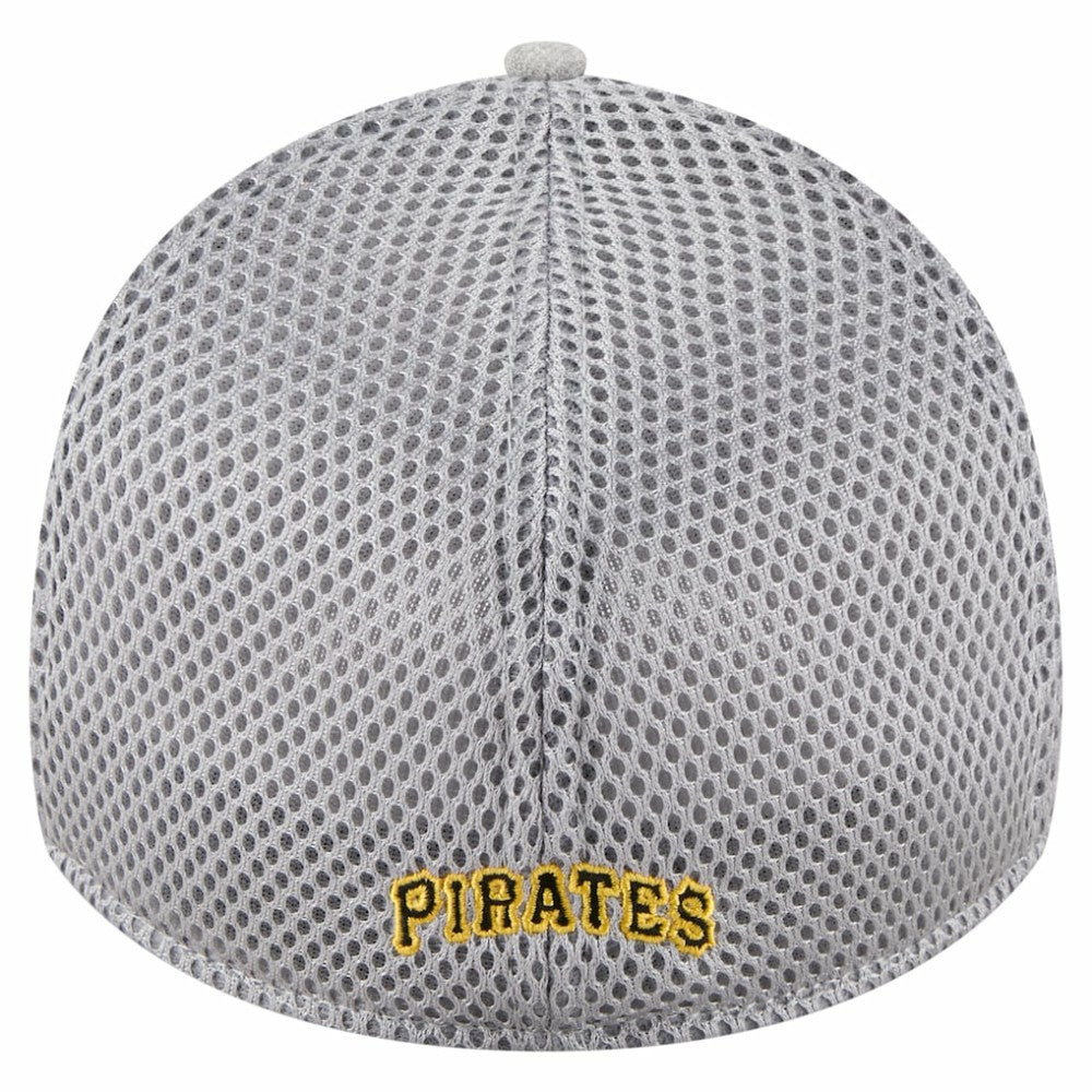 Pittsburgh Pirates New Era Visor Paint Splatter 39THIRTY Flex Hat - Gray - New Era Lifestyle