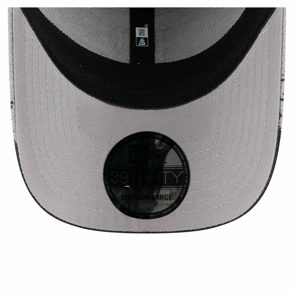 Pittsburgh Pirates New Era Visor Paint Splatter 39THIRTY Flex Hat - Gray - New Era Lifestyle