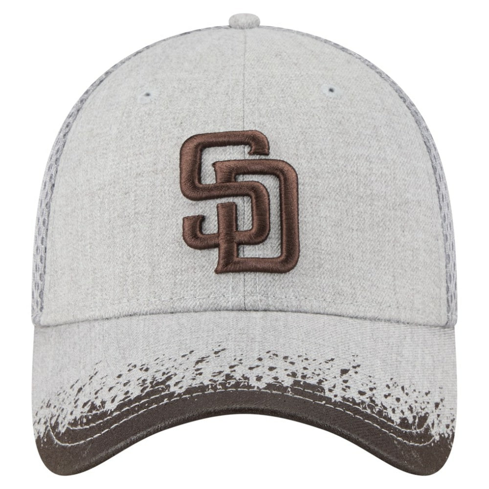 San Diego Padres New Era Visor Paint Splatter 39THIRTY Flex Hat - Gray - New Era Sale