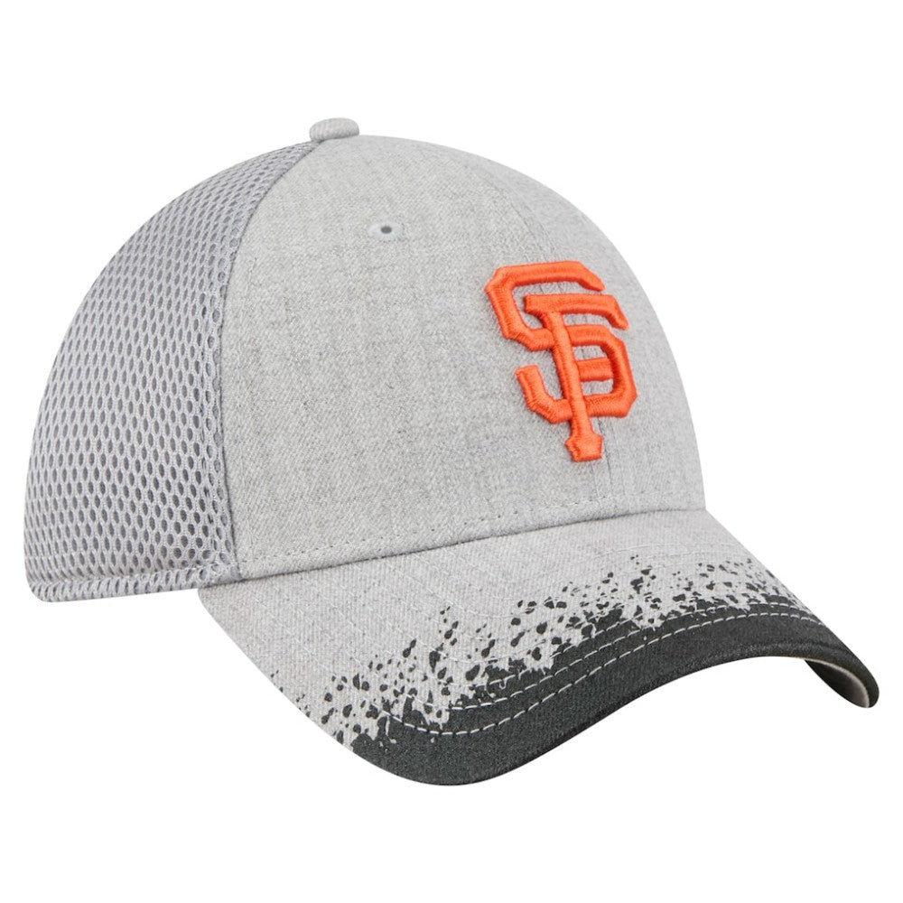 San Francisco Giants New Era Visor Paint Splatter 39THIRTY Flex Hat - Gray - New Era Online