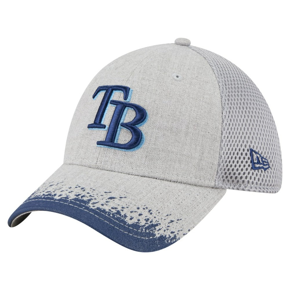 Tampa Bay Rays New Era Visor Paint Splatter 39THIRTY Flex Hat - Gray - New Era on Sale