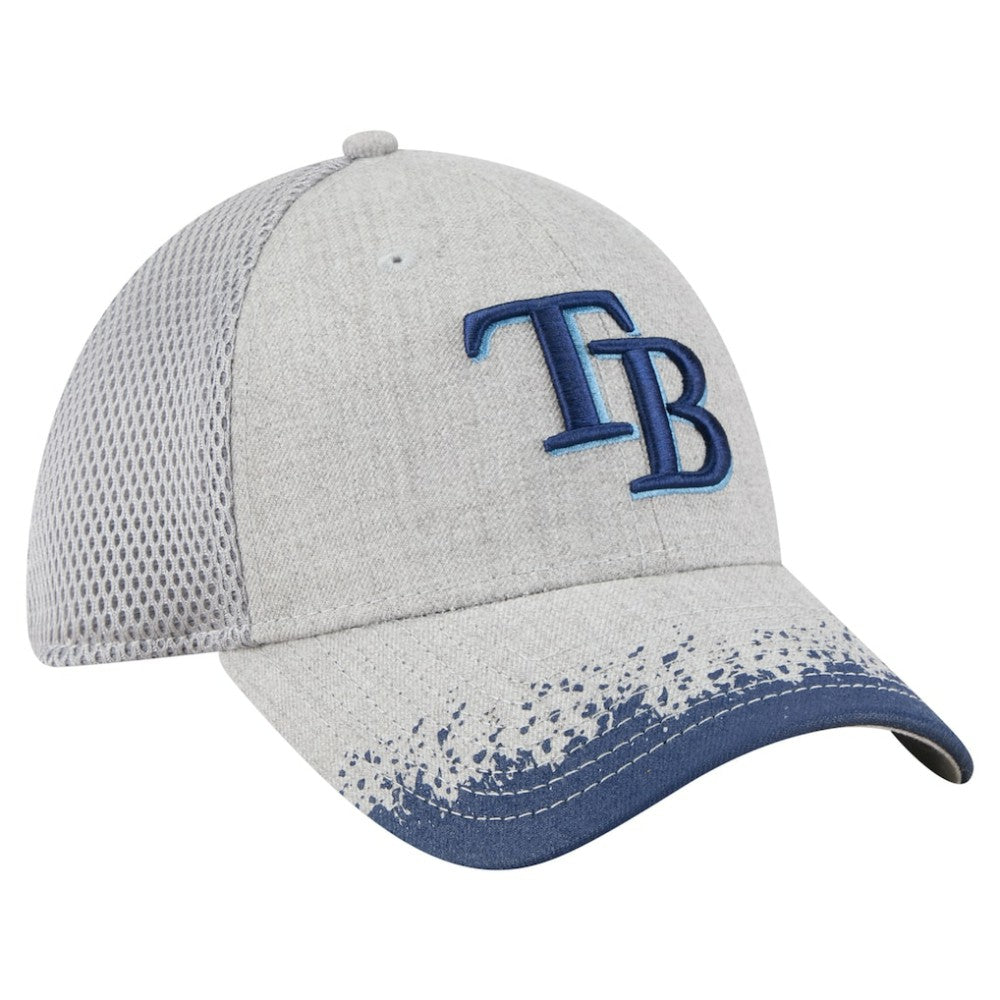 Tampa Bay Rays New Era Visor Paint Splatter 39THIRTY Flex Hat - Gray - New Era on Sale