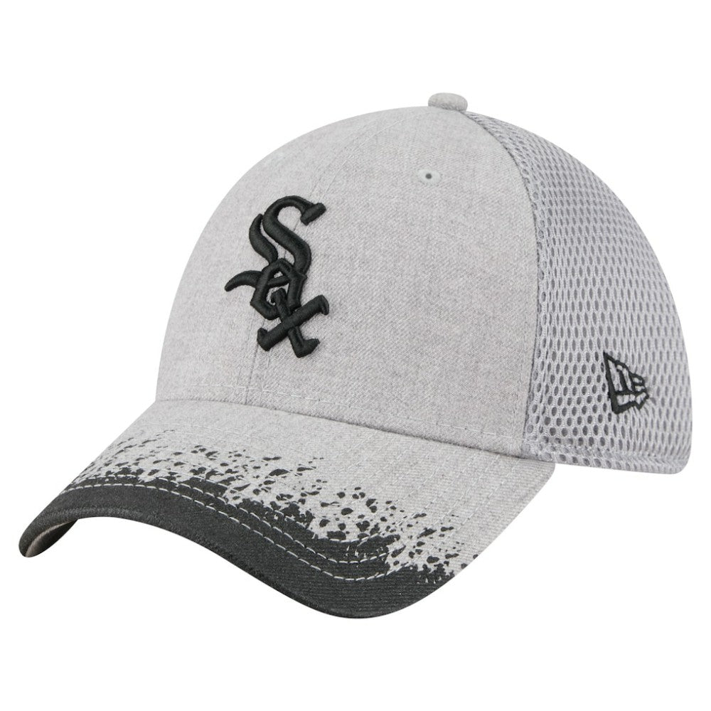 Chicago White Sox New Era Visor Paint Splatter 39THIRTY Flex Hat - Gray - New Era Online