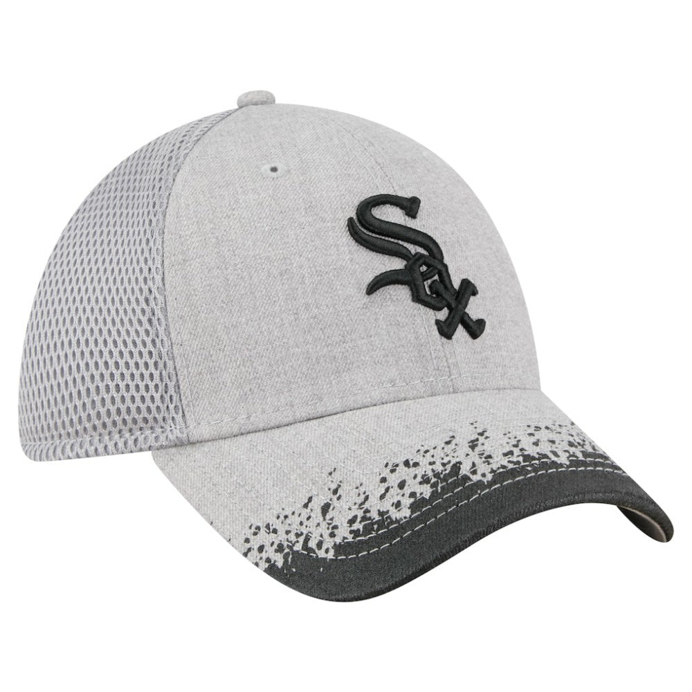 Chicago White Sox New Era Visor Paint Splatter 39THIRTY Flex Hat - Gray - New Era Online