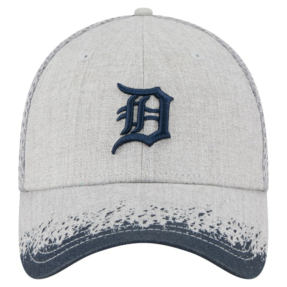 Detroit Tigers New Era Visor Paint Splatter 39THIRTY Flex Hat - Gray - New Era on Sale