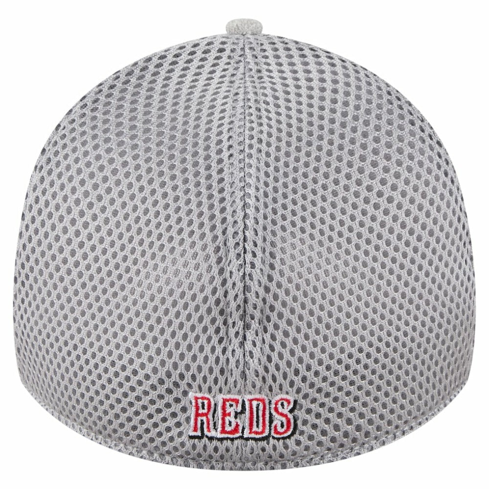 Cincinnati Reds New Era Visor Paint Splatter 39THIRTY Flex Hat - Gray - New Era Discount