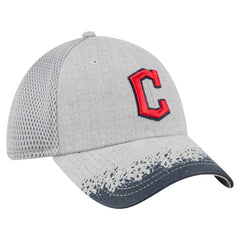 Cleveland Guardians New Era Visor Paint Splatter 39THIRTY Flex Hat - Gray - New Era Discount