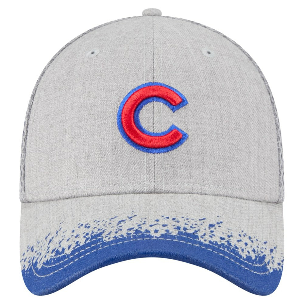 Chicago Cubs New Era Visor Paint Splatter 39THIRTY Flex Hat - Gray - New Era Sale