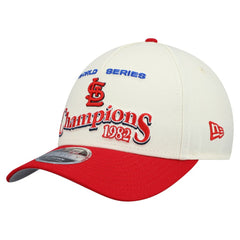St. Louis Cardinals New Era World Series 9FORTY M-Crown Adjustable Hat - Cream/Red - New Era Lifestyle