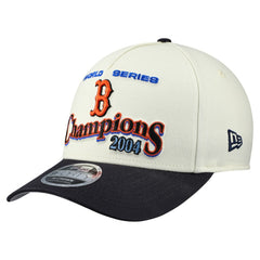 Boston Red Sox New Era World Series 9FORTY M-Crown A-Frame Adjustable Hat - Cream/Navy - New Era Online