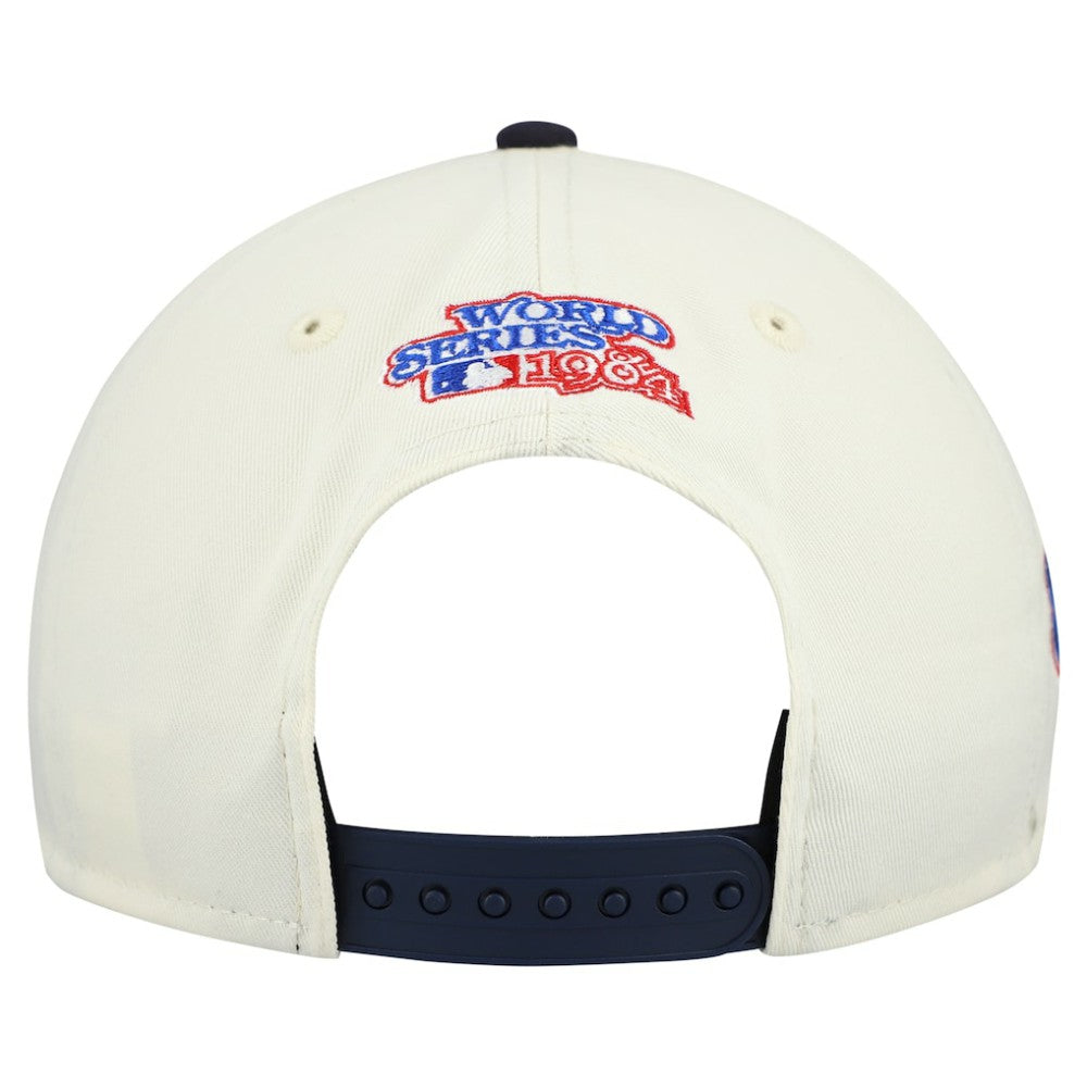 Detroit Tigers New Era World Series 9FORTY M-Crown Adjustable Hat - Cream/Navy - New Era Discount
