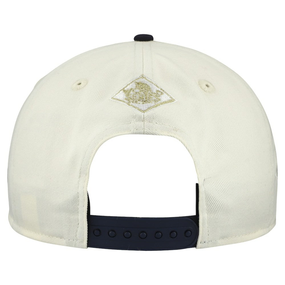 Houston Astros New Era World Series 9FORTY M-Crown A-Frame Adjustable Hat - Cream/Navy - New Era Lifestyle