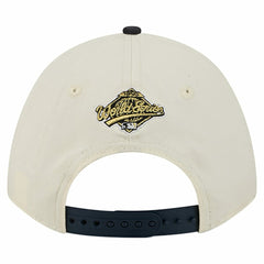 Atlanta Braves New Era World Series 9FORTY M-Crown Adjustable Hat - Cream/Navy - New Era Discount
